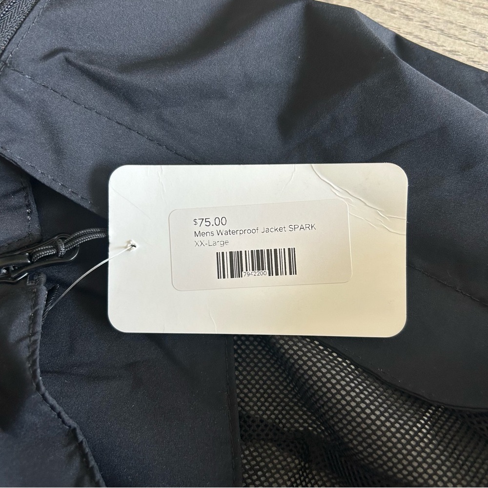 Men's Black Performance Jacket - Picture 12 of 12